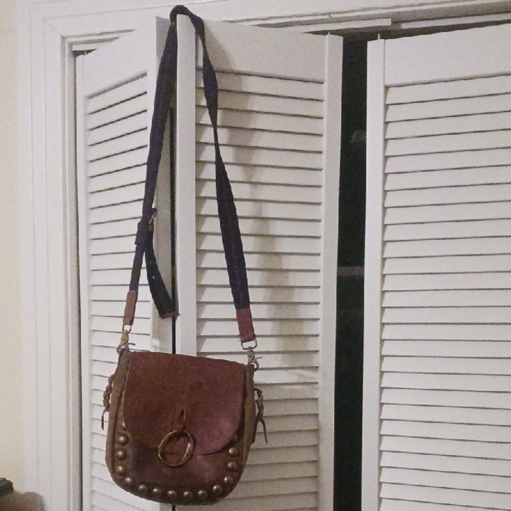 LOWERED PRICE Leather Lucky Brand Purse BOHO